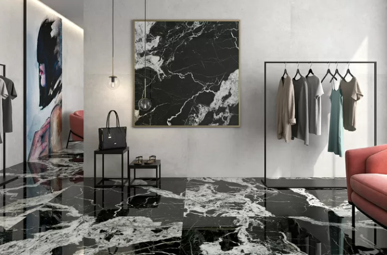 Керамогранит Geotiles Ekali Leviglass Noir 60*120