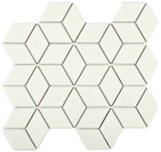 Мозаика Bonaparte Medina white (48х48х6) 306х264,5, глянцевая