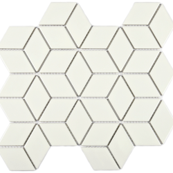 Мозаика Bonaparte Medina white (48х48х6) 306х264,5, глянцевая