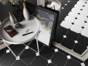 Плитка Equipe Octagon 20554 Negro Mate 20x20