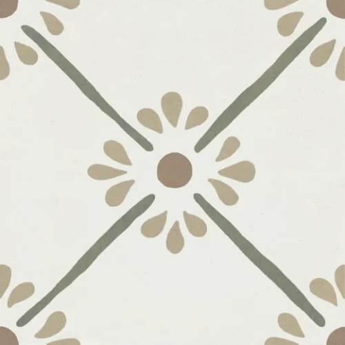 Керамогранит Harmony 37788 Provenza Green Flower/22,3 22,3x22,3