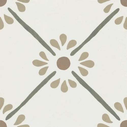 Керамогранит Harmony 37788 Provenza Green Flower/22,3 22,3x22,3