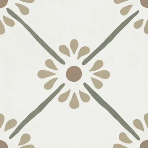 Керамогранит Harmony 37788 Provenza Green Flower/22,3 22,3x22,3