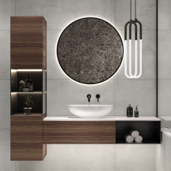 Керамогранит Grasaro G-1102/MR Beton Серый 60x60