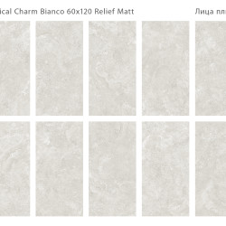 Керамогранит Staro Silk Mystical Charm Bianco Relief Matt 60x120