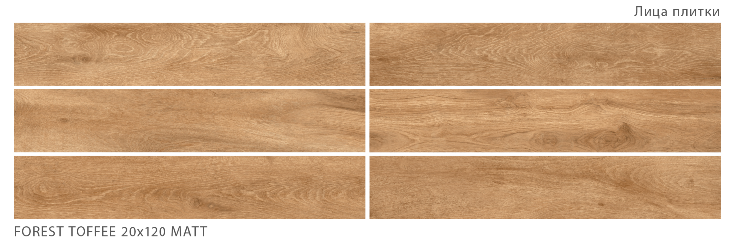Керамогранит StaroWood Forest Toffee Matt 20x120