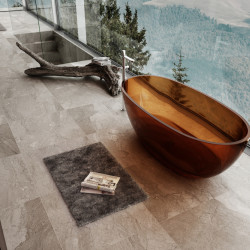 Прозрачная ванна ABBER Kristall AT9701Opal коричневая