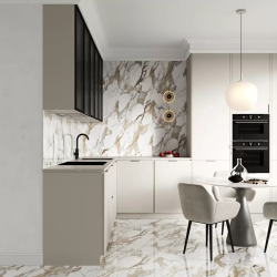 Керамогранит Ceradim х9999304532 Calacatta Fairy Gold Бежевый Полированный 60х120