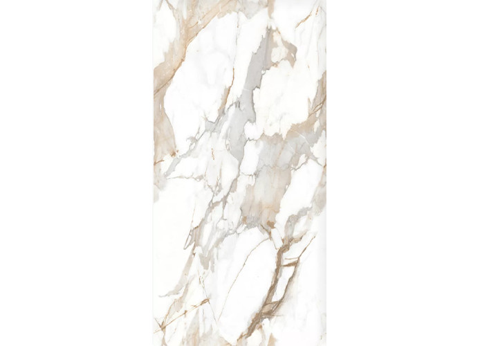 Керамогранит Ceradim х9999304532 Calacatta Fairy Gold Бежевый Полированный 60х120