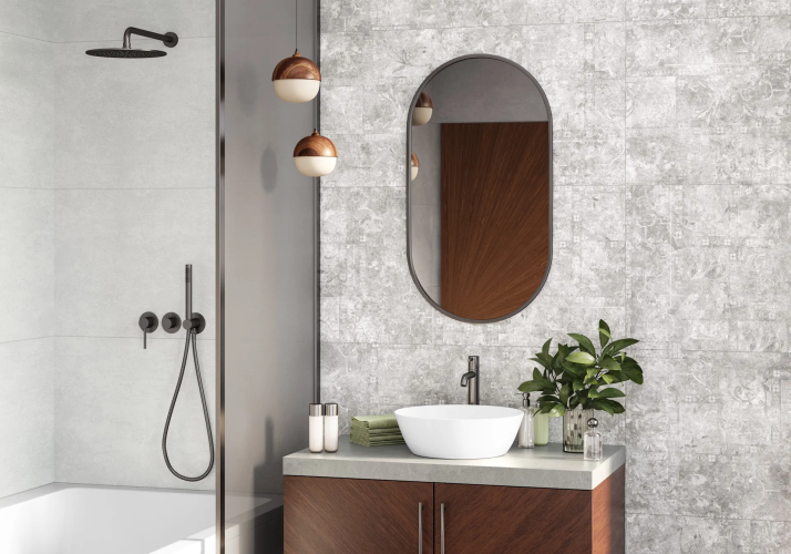 Керамогранит Alma Ceramica GFU6060BTP17R Beton Pro матовый граниль 60x60