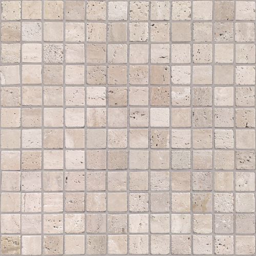 Мозаика LeeDo Ceramica Travertino Beige MAT (23x23x7) 298х298, матовая
