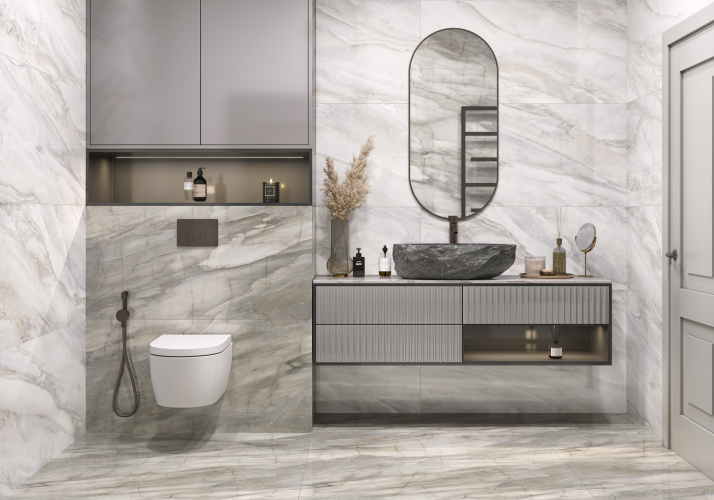 Керамогранит LCM 60120LMS15P Limestone Dark 60x120