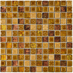 Мозаика Bonaparte Morocco Gold (23х23х8) 300х300, глянцевая рельефная