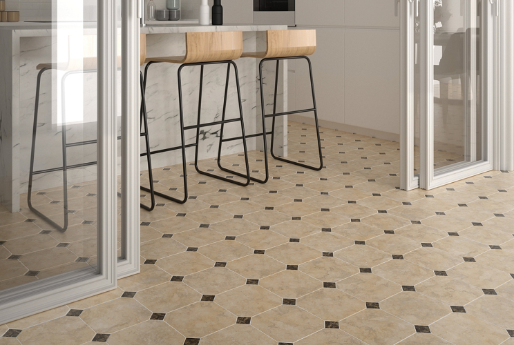 Керамогранит Equipe Octagon 21009 Marmol Beige 20x20
