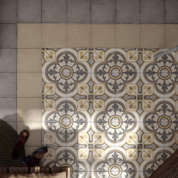 Плитка Equipe Art Nouveau 24395 Grey 20x20