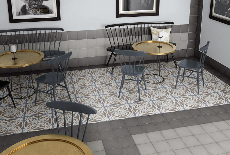 Керамогранит Equipe Art Nouveau 24395 Grey 20x20