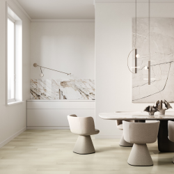 Кварцевый паркет Quartz Parquet Классик Клён Американский Белый 400-56 7/1,2 мм