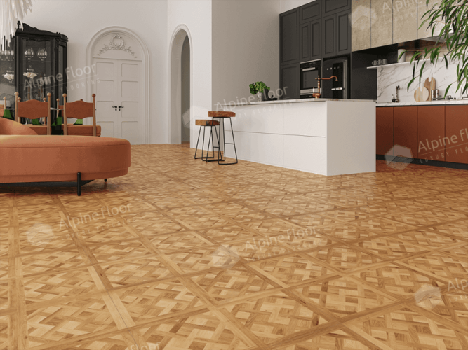 Кварцвиниловая плитка Alpine Floor Parquet Sirocco Лувр ECO 25-2