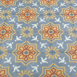 Керамогранит Motto Пальмас Пальма Блю Декор 2 20x20 арт. N100123