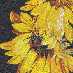 Керамогранит Декоративное панно MDetails Golden Petals (набор из 4шт. 60x120) 120x240
