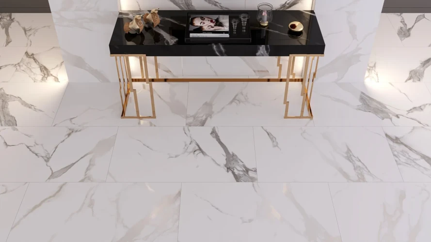 Керамогранит Neodom N20474 Sale Statuario Irish Grey Polished 60x120