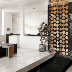 Керамогранит Rex 757834 Magnum I Classici Calacatta Gold 6mm Matte 120x280