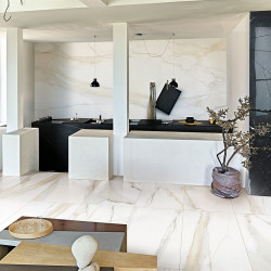 Керамогранит Rex 757834 Magnum I Classici Calacatta Gold 6mm Matte 120x280