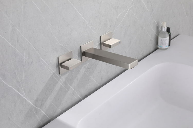 Смеситель ABBER Daheim AF82122SP для раковины скрытого монтажа, сатин