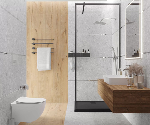 Керамогранит Laparet K952681R0001LPER Matrix светло-серый 59,70x59,70