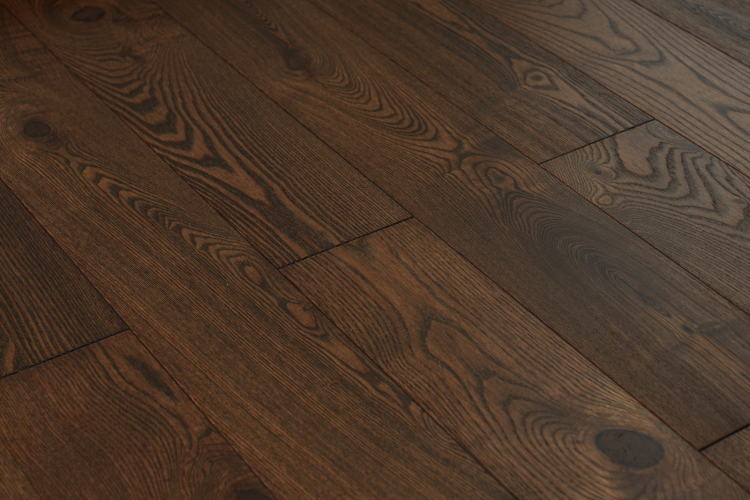 Паркетная доска Amber Wood A32.32.20.125-001 Ясень Шоколад 909x125x14 мм