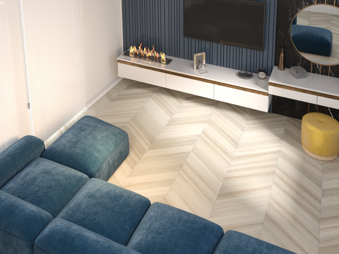 Ламинат CBM Chevron Дуб Понтейн 602