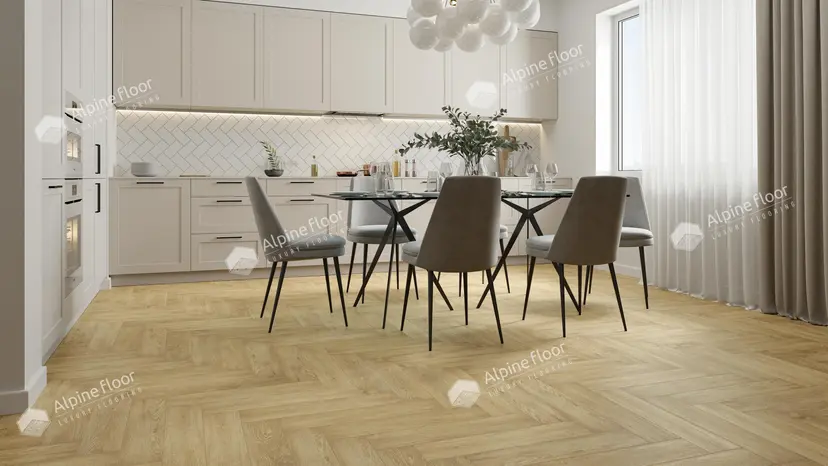 Кварцвиниловая плитка Alpine Floor Parquet LVT Дуб Ваниль Селект ECO 16-3