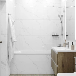 Керамогранит Ceradim х9999304140 Statuario Justice Grey Белый Матовый 80х80