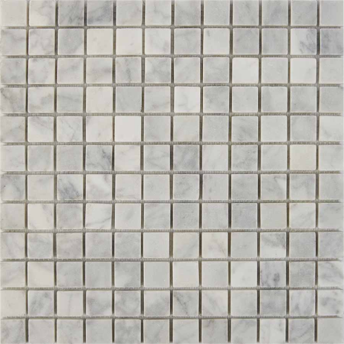 Мозаика Pixel Mosaic PIX 240 Bianco carrara, чип 23х23 мм, сетка 305х305х6 мм, Матовая