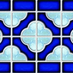 Мозаика NSmosaic BW0020 (48x48) 150x306, глянцевая 