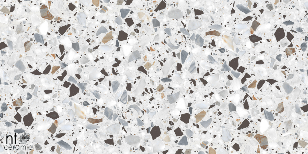 Керамогранит NT Ceramic NTT99606 Terrazzo White 60x120