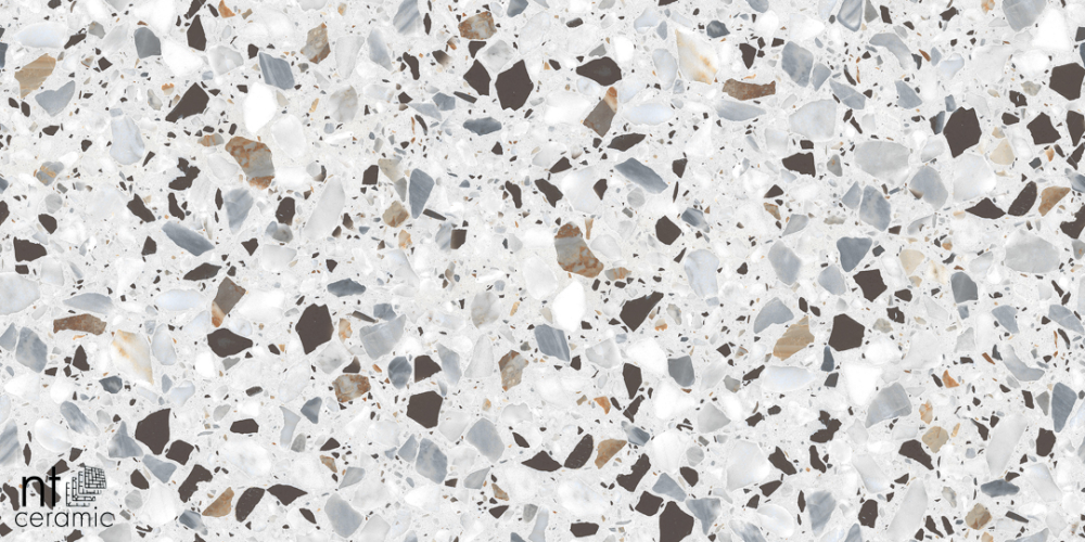 Керамогранит NT Ceramic NTT99606 Terrazzo White 60x120