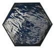 Керамогранит Prissmacer Rain Blue Hex 19.8x22.8
