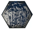 Керамогранит Prissmacer Rain Blue Hex 19.8x22.8