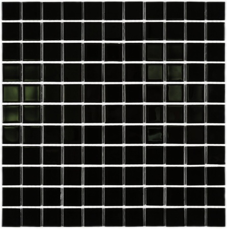 Мозаика Bonaparte  Black glass (25х25х4) 300х300, глянцевая