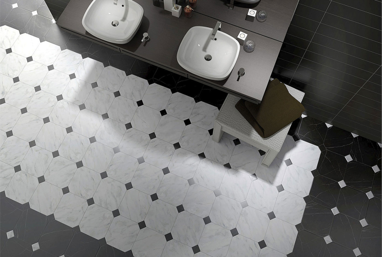 Керамогранит Equipe Octagon 21011 Marmol Negro 20x20