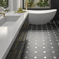 Керамогранит Equipe Octagon 21011 Marmol Negro 20x20