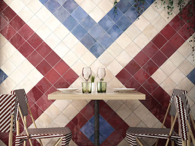 Плитка Equipe Artisan 24457 Burgundy 13,2x13,2