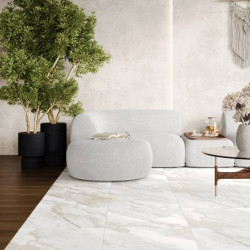 Керамогранит Ceradim Alpi белый матовый 50х50