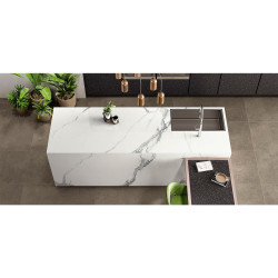 Керамический слэб Polished ELITE STATUARIO 2400x800x15мм Polished