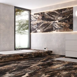 Керамогранит Neodom N20432 Luxury Lawa Nero Carving 60x120