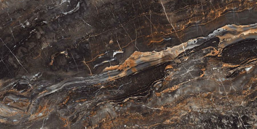 Керамогранит Neodom N20432 Luxury Lawa Nero Carving 60x120