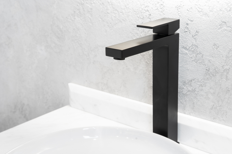 Смеситель ABBER Daheim AF8211B для раковины, черный матовый