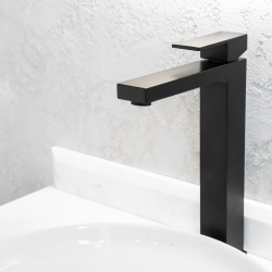 Смеситель ABBER Daheim AF8211B для раковины, черный матовый